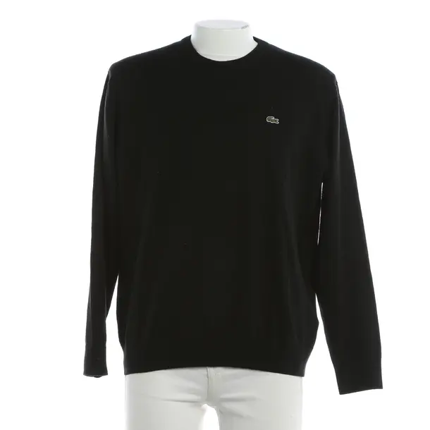 Maglione, in Nero, Lana, Lacoste