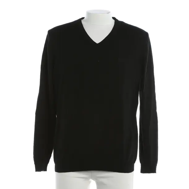 Jumper, in Black, Wool, Hugo Boss Green
