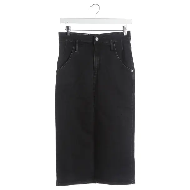Skirt, in Navy, Cotton, Riani