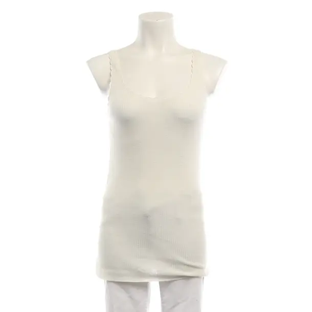 Top, in Cream, Cotton, Marc Cain