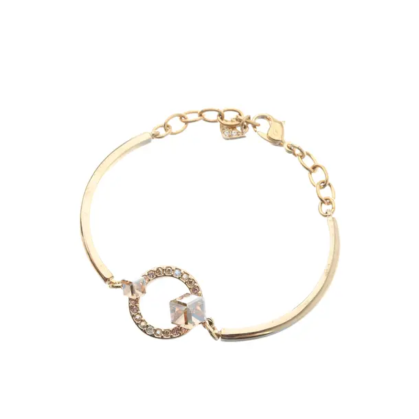 Bracelet, in Gold, Metal (metallic, metallized), Swarovski