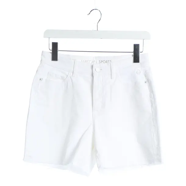Shorts, in White, Cotton, Marc Cain Sports