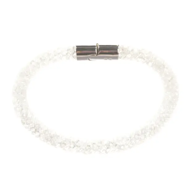 Armband, in Silber, Sonstige Fasern, Swarovski