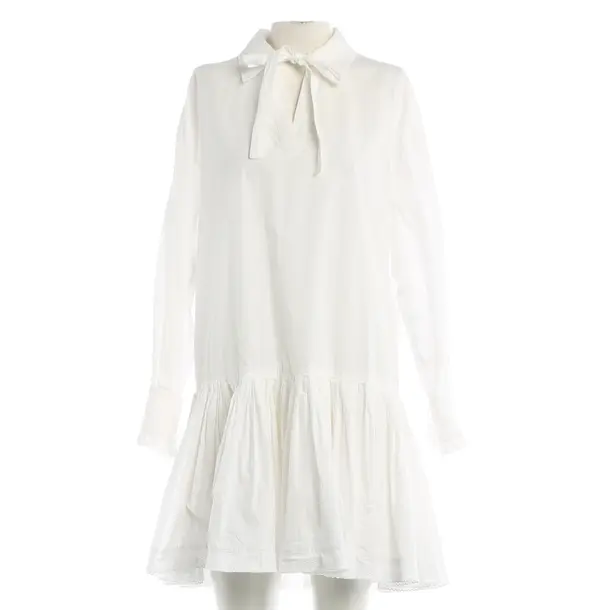 Dress, in White, Cotton, See by Chloé