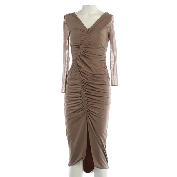 Cocktail Dress, in Light Brown, Polyester, self-portrait