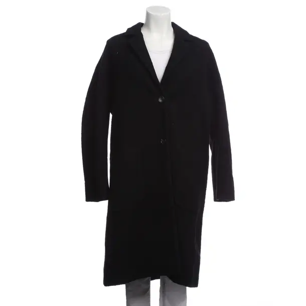 Mid-Season Coat, in Black, Wool, Etro