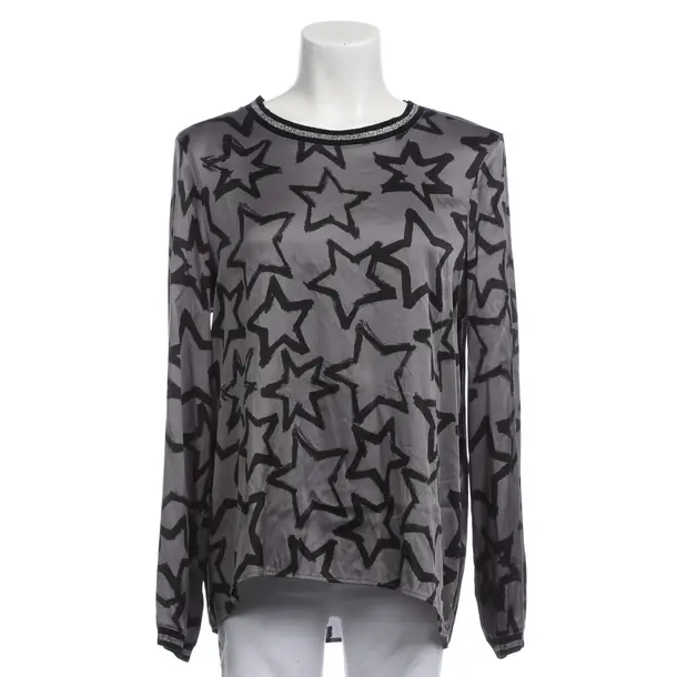 Bluse, in Grau, Seide, Grace