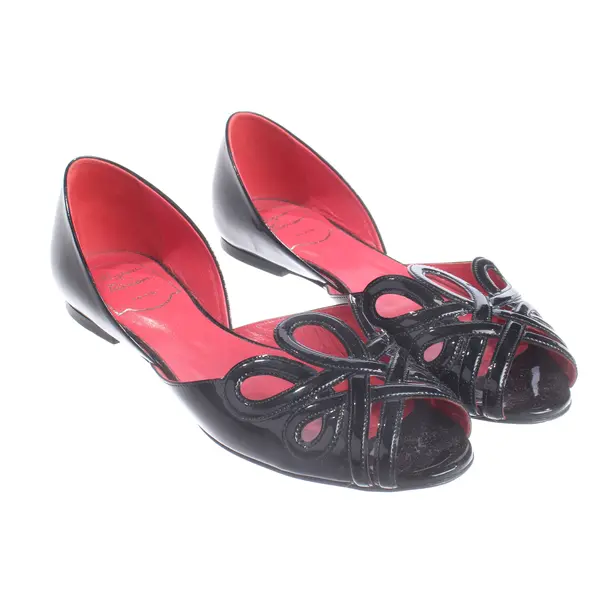Ballerinas, in Schwarz, Roger Vivier
