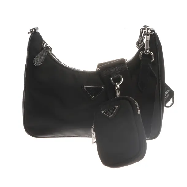 Cross Body Bag, in Black, Polyamide, Prada