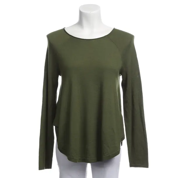 Wool Jumper, in Olive Green, Wool, Allude