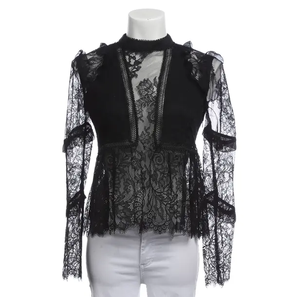 Blouse, in Black, Polyamide, self-portrait
