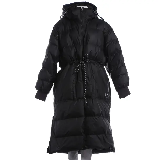 Winter Coat, in Black, Polyester, Adidas by Stella McCartney