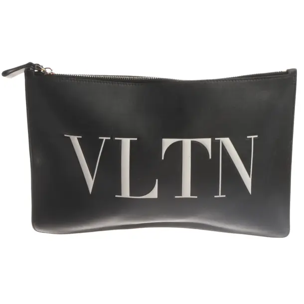 Pochette, in Schwarz, Leder, Valentino