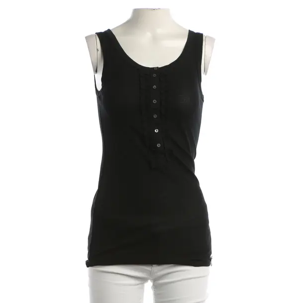 Top, in Black, Cotton, Marc Cain