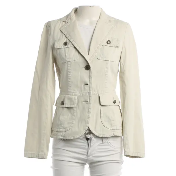 Blazer, in Beige, Cotton, Marc Cain