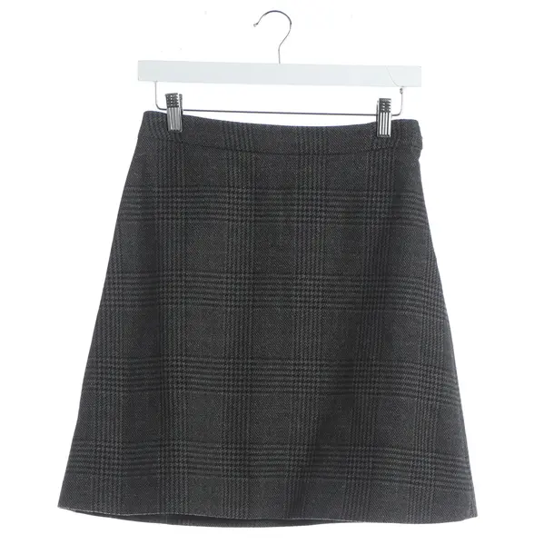 Skirt, in Gray, Wool, Miu Miu