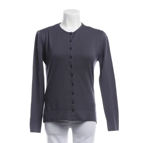 Cardigan, in Gray, Wool, Hemisphere