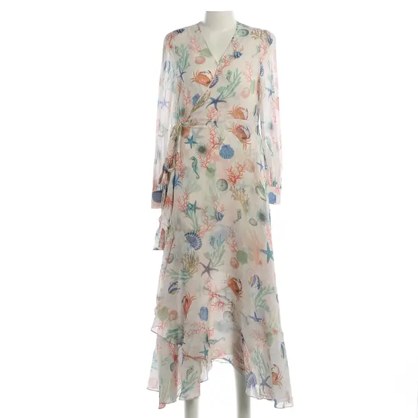 Dress, in Multicolored, Silk, Dea Kudibal