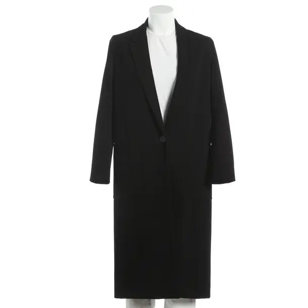 Mid-Season Coat, in Black, Polyester, Ba&sh