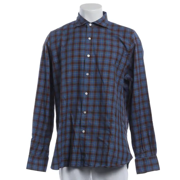 Shirt, in Light Brown, Cotton, Finamore 1925