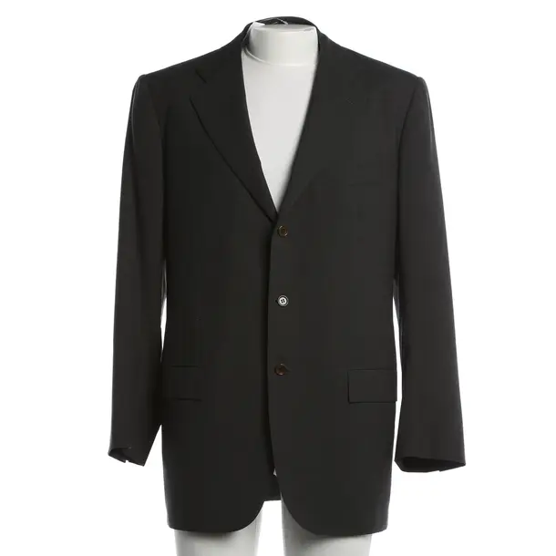 Blazer, in Black, Cotton, Kiton
