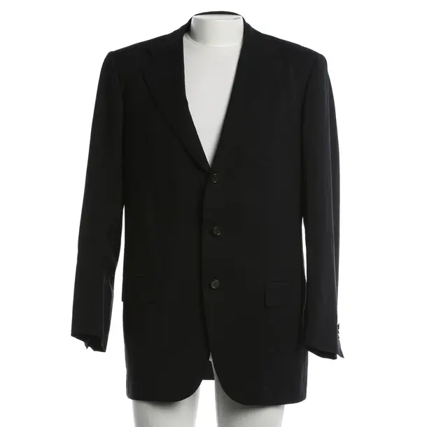Blazer, in Black, Wool, Kiton