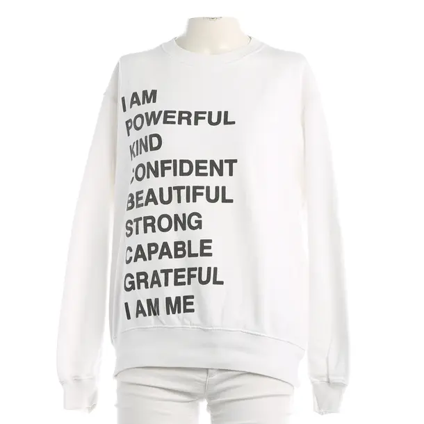 Sweatshirt, in White, Cotton, Anine Bing