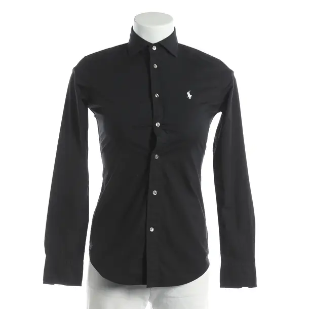 Bluse, in Schwarz, Baumwolle, Polo Ralph Lauren