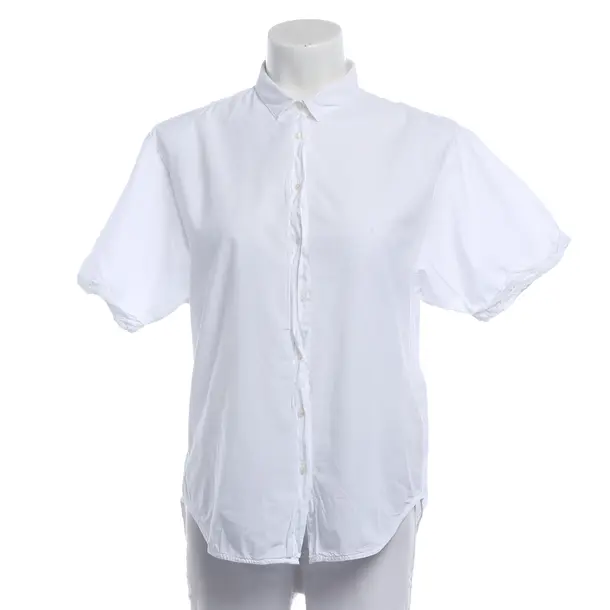 Blouse, in White, Cotton, 0039 Italy