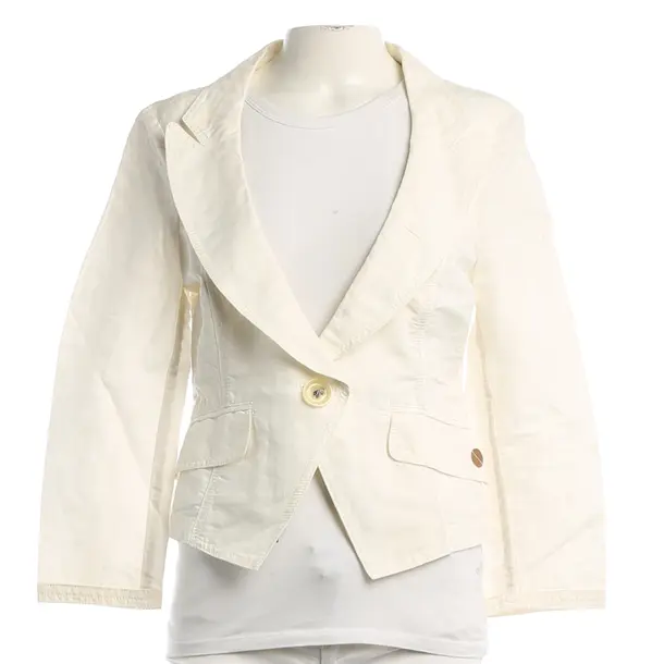 Blazer, in Beige, Cotton, Hugo Boss Orange