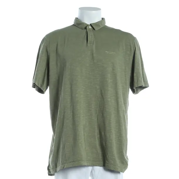 Poloshirt, in Grün, Baumwolle, Marc O'Polo