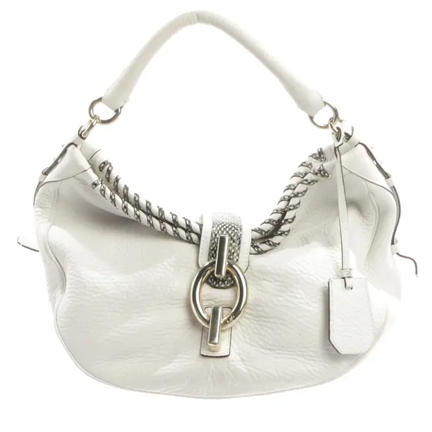 Shoulder Bag, in White, Leather, Diane von Furstenberg