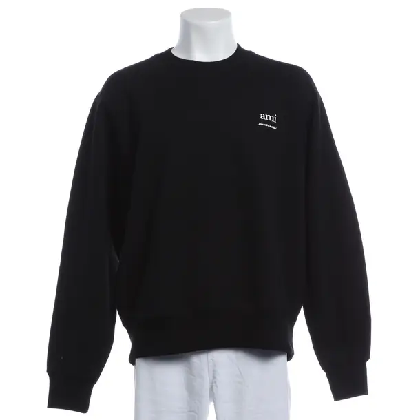 Sweatshirt, in Black, Baumwolle, Ami Paris