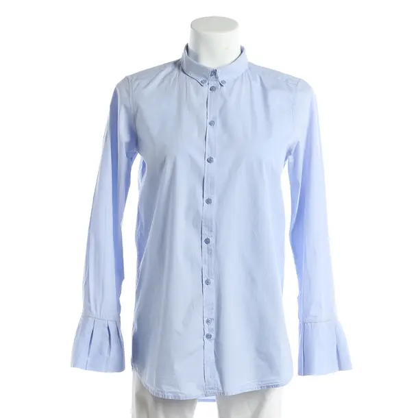 Blouse, in Light Blue, Cotton, Mos Mosh