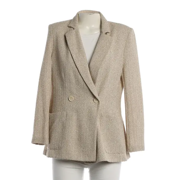 Blazer, in Beige, Cotton, Harris Wharf London