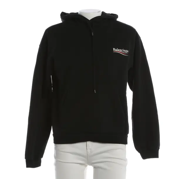 Hoodie, in Schwarz, Baumwolle, Balenciaga