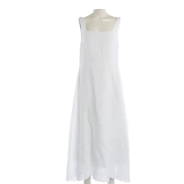 Dress, in White, Linen, Riani