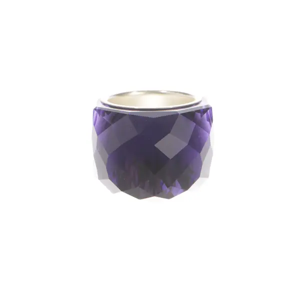 Ring, in Lila, Sonstige Fasern, Swarovski