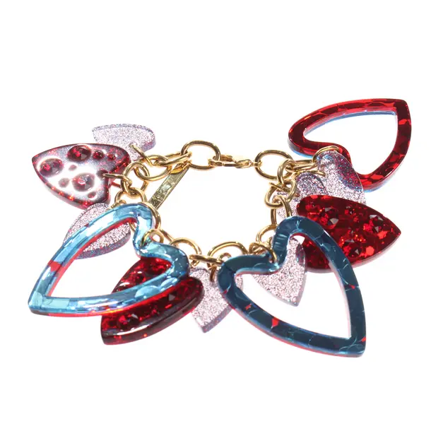 Armband, in Mehrfarbig, Metall (metallisch, metallisiert), Escada