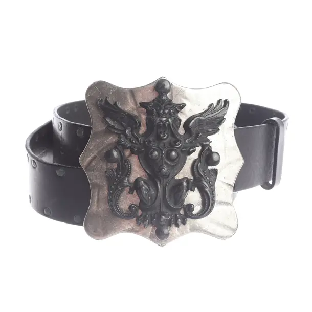 Belt, in Black, Leather, Marc Cain
