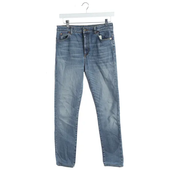 Straight Fit Jeans, in Blue, Cotton, Gucci