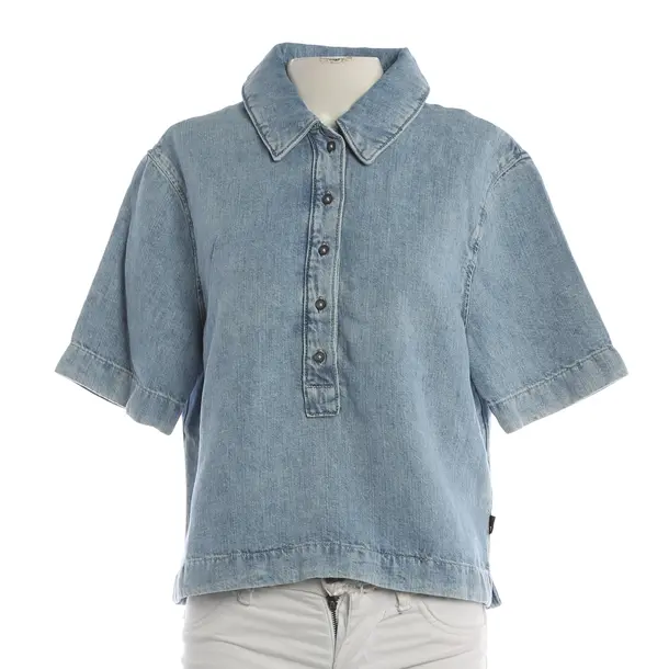 Blouse, in Light Blue, Cotton, 7 for all mankind