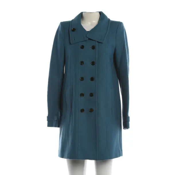 Mid-Season Coat, in Blue, Wool, Burberry London