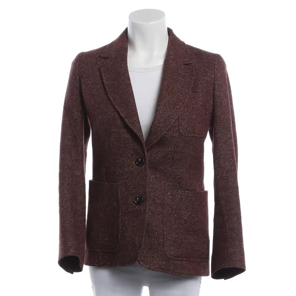 Blazer, in Brown, Wool, Closed