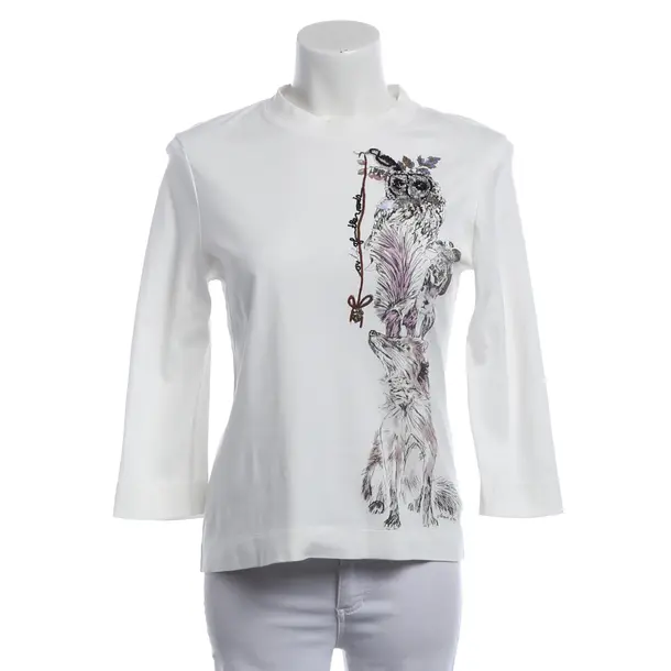 Long Sleeve Shirt, in White, Cotton, Marc Cain