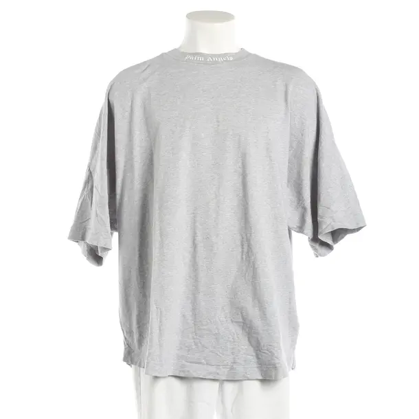 T-Shirt, in Gray, Cotton, Palm Angels