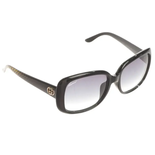 Sonnenbrille, in Schwarz, Kunststoff, Gucci