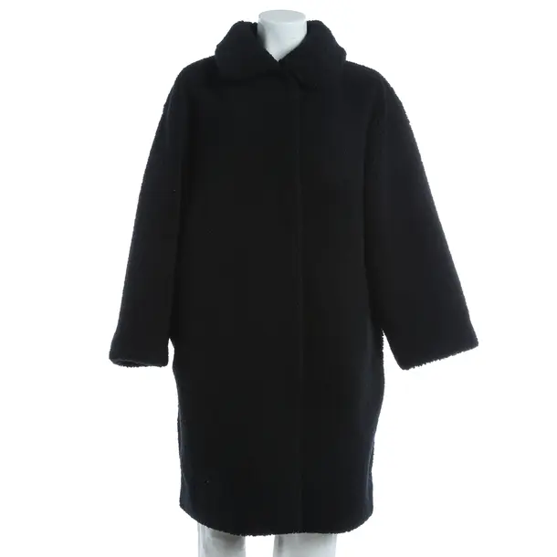 Mid-Season Coat, in Black, Polyester, Juvia