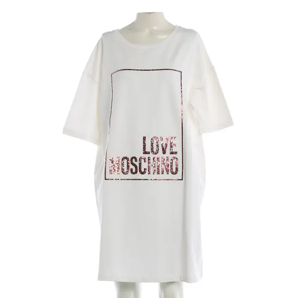 Camicetta, in Bianco, Cotone, Amore Moschino