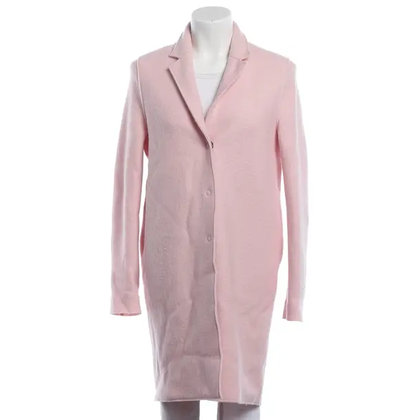 Mid-Season Coat, in Pink, Wool, Harris Wharf London